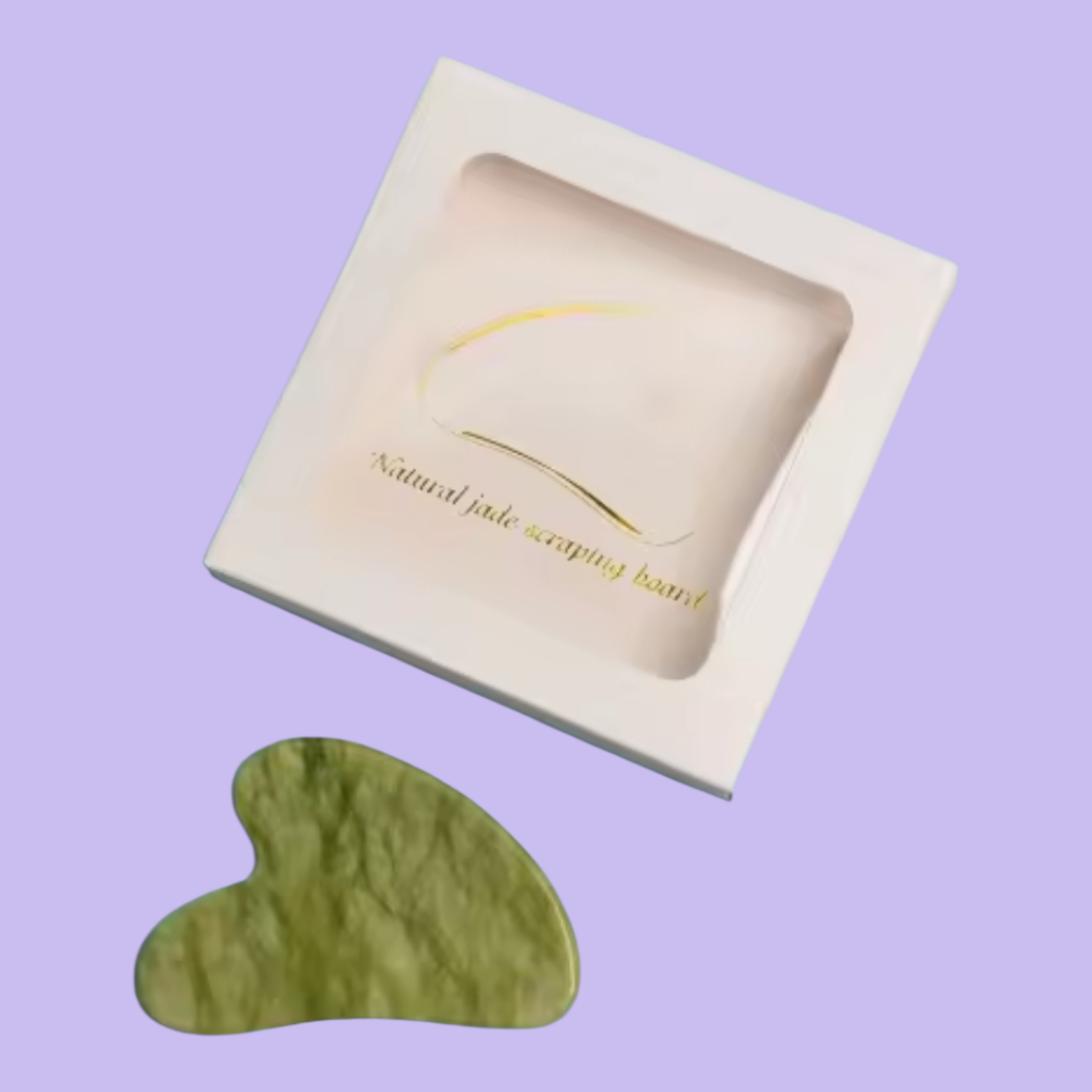 ALBÉ GUASHA NATURAL STONE JADE MASSAGER