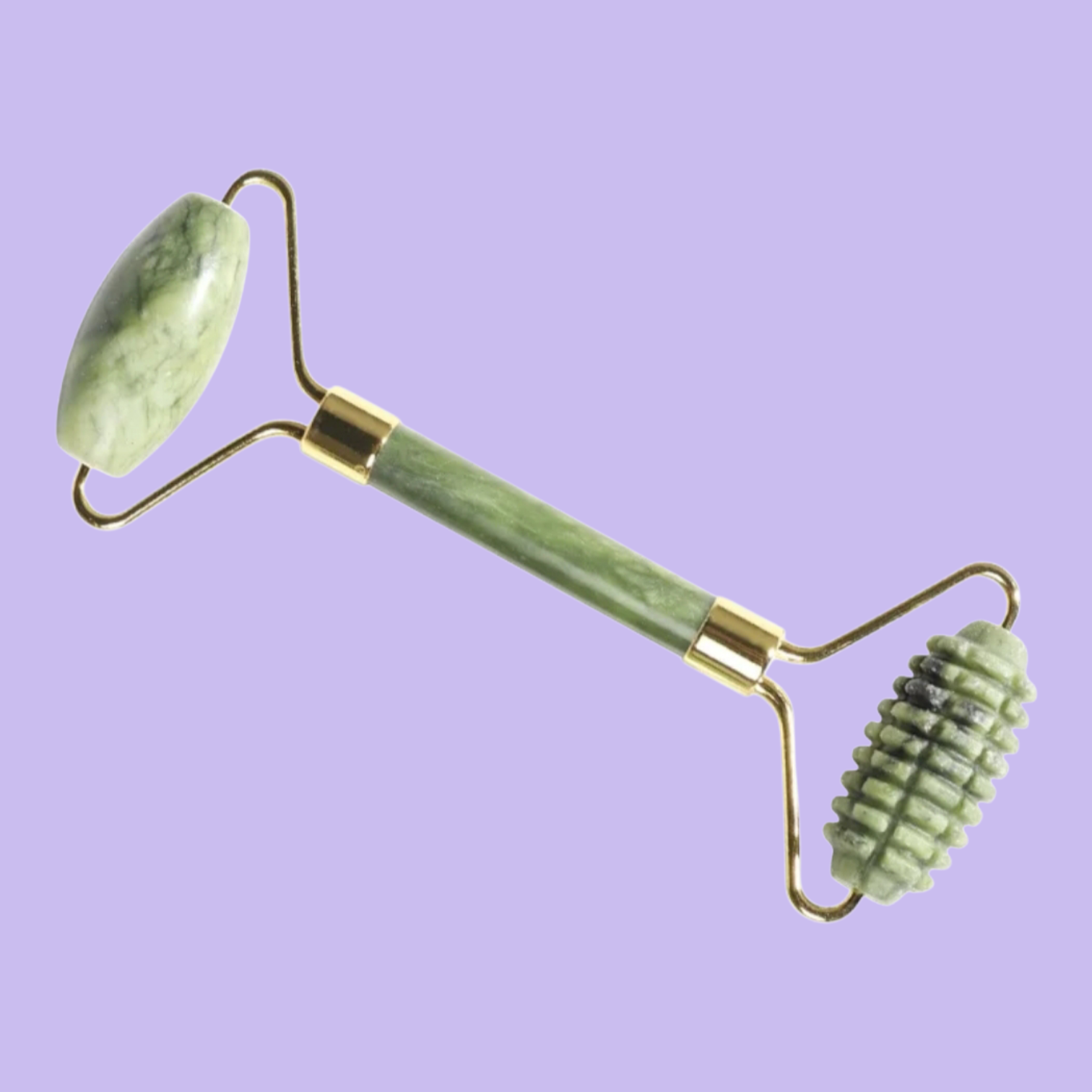 ALBÉ GUASHA NATURAL STONE JADE ROLLER MASSAGER